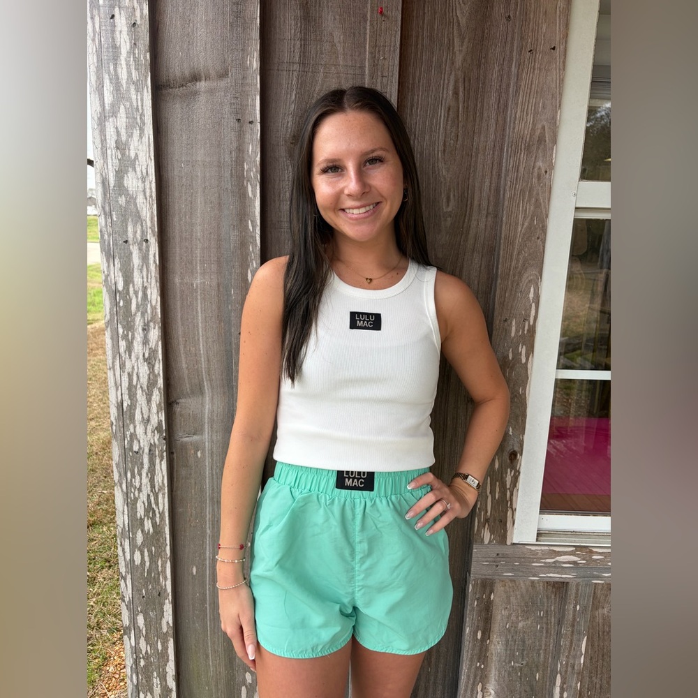 Lulu Mac White Tank Top